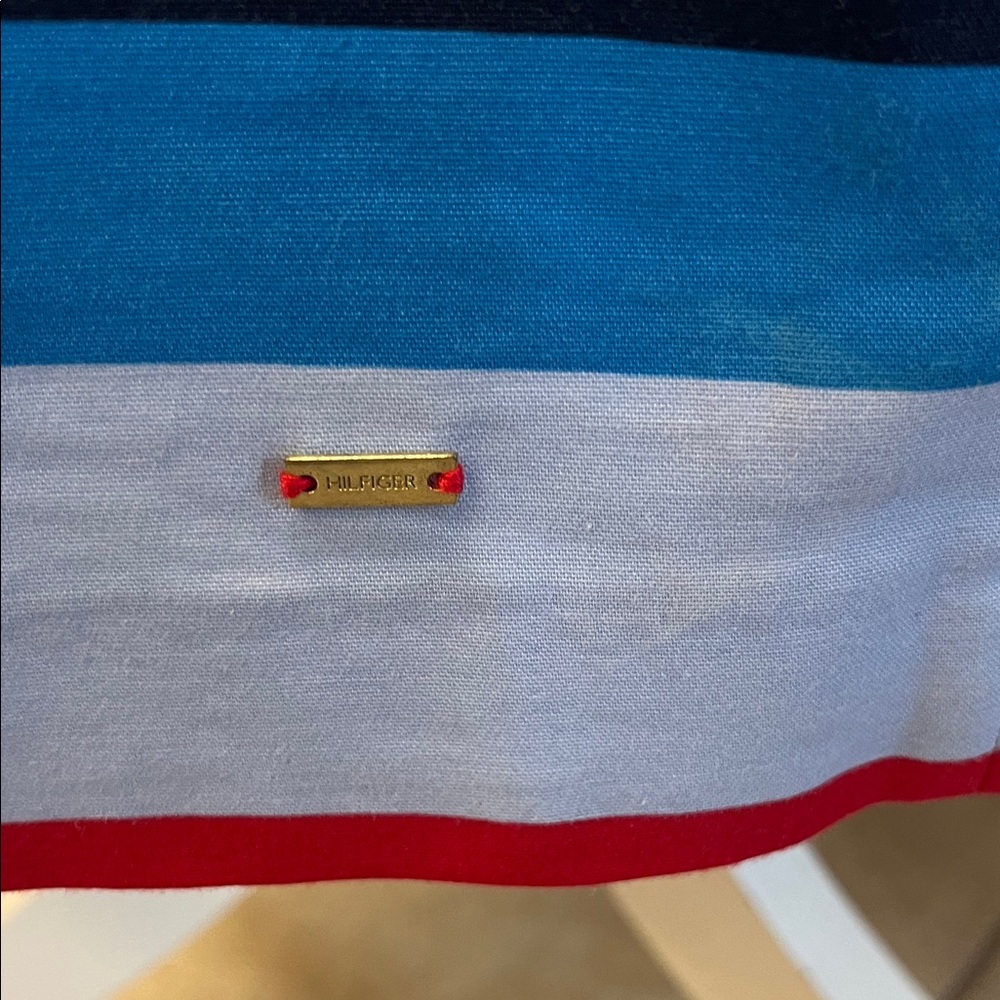 Tommy Hilfiger Red, White & Blue Striped Sleeveless Dress - Picture 8 of 14
